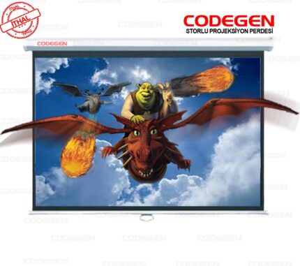 CODEGEN AX-20 200x200 Storlu Projeksiyon Perdesi