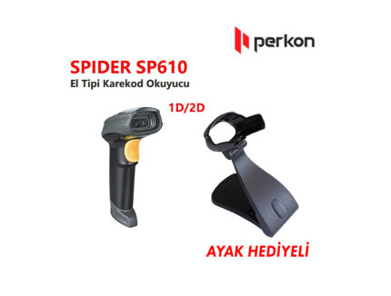 PERKON SPIDER SP610 USB 1D-2D (Karekod) Okuyucu (Ayak Dahil)