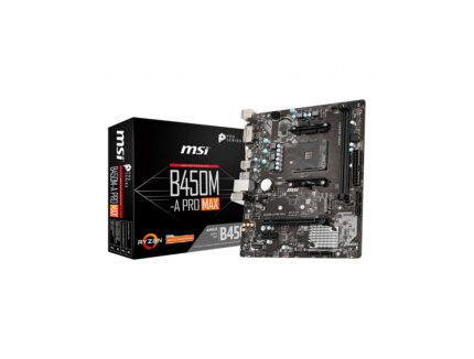 MSI B450M-A PRO MAX AM4 DDR4 3466(OC) DVI HDMI M.2 USB3.2 mATX