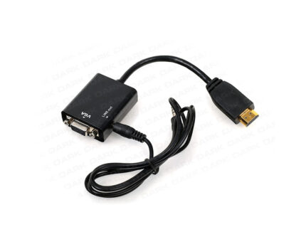 DARK Kablolu HDMI- Analog VGA ve Ses Aktif Çevirici