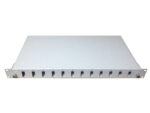 FİBER PANEL 1U 24 PORT KASETLİ SC-DX