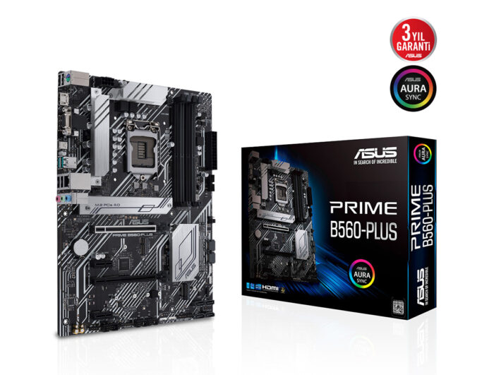 ASUS PRIME B560-PLUS intel B560 1200p DDR4 4600(OC)MHz mATX