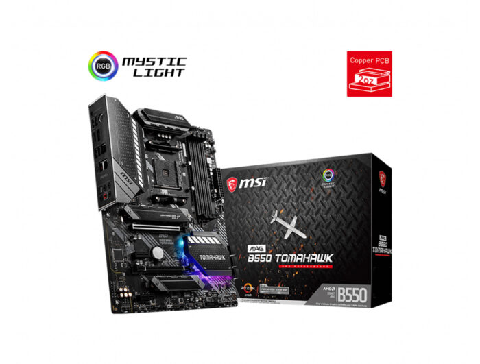 MSI MAG B550 TOMAHAWK AM4 DDR4 5100(OC) HDMI DP M.2 USB3.2 RGB ATX