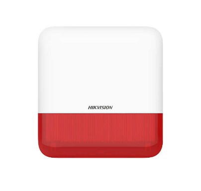 HIKVISION Kablosuz Harici Siren - Kırmızı / DS-PS1-E-WE