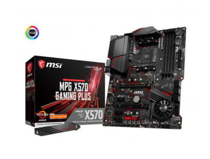 MSI MPG X570 GAMING PLUS AM4 DDR4 4400 mhz (Oc) 2x M.2 USB 3.2 HDMI RGB  ATX