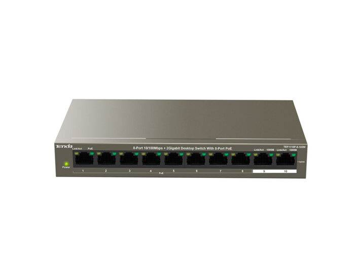 TENDA TEF1110P-8-102W 8FE PoE Port (102W)