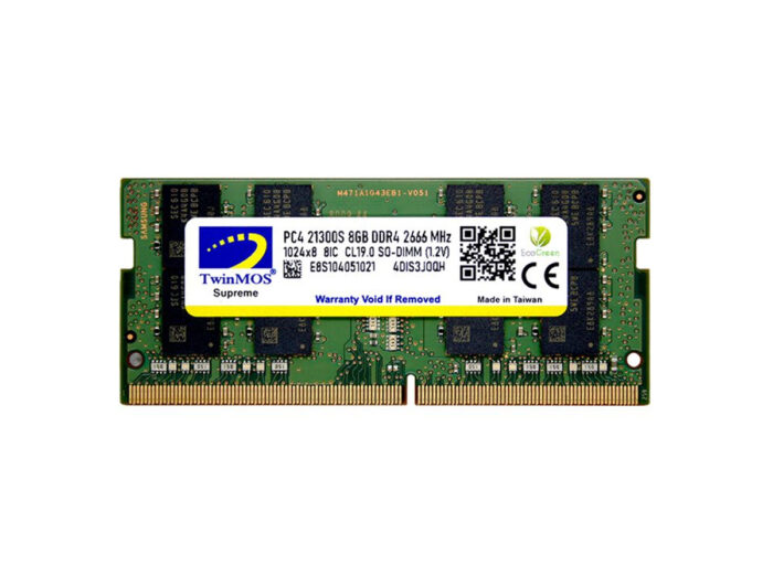 TwinMOS Sodimm 8 GB 2666MHz DDR4 Notebook Ram