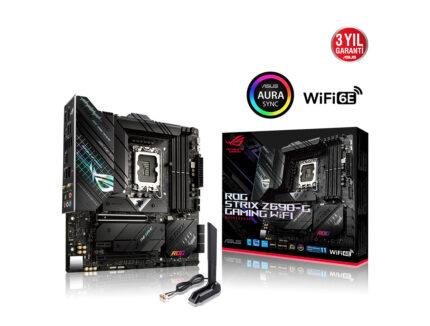 ASUS ROG STRIX Z690-G GAMING WIFI 6000MHz(OC) DDR5 Soket 1700 M.2 HDMI DP mATX