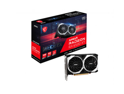 4 GB MSI VGA RADEON RX 6500 XT MECH 2X 4G OC GDDR6 64B P4.0 X4 (1XDP 1XHDMI)