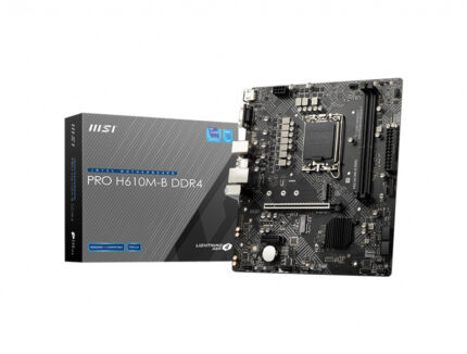 MSI PRO H610M-B DDR4 SOKET 1700 DDR4 3200(OC) PCI-E G4