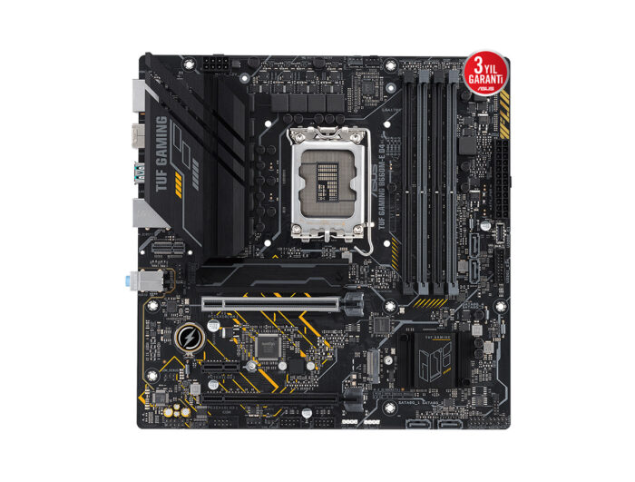 ASUS TUF GAMING B660M-E D4 INTEL B660 LGA1700 DDR4 5333 DP HDMI ÇİFT M2 USB3.2 A