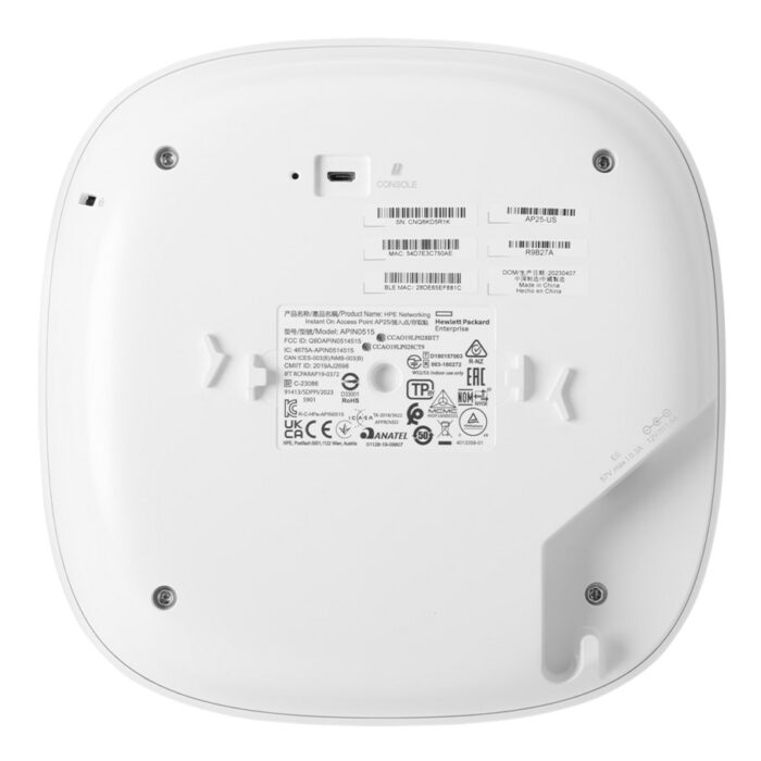 HPE Aruba IOn AP25 RW R9B28A 1200 Mbps İç Mekan Access Point