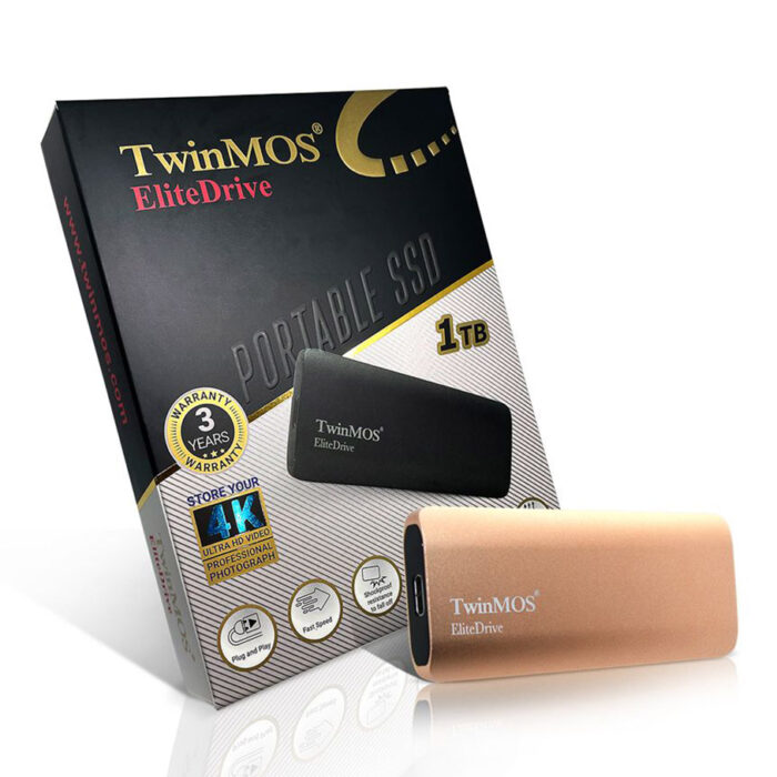 TwinMOS 1TB Gold Taşınabilir External SSD USB 3.2/Type-C