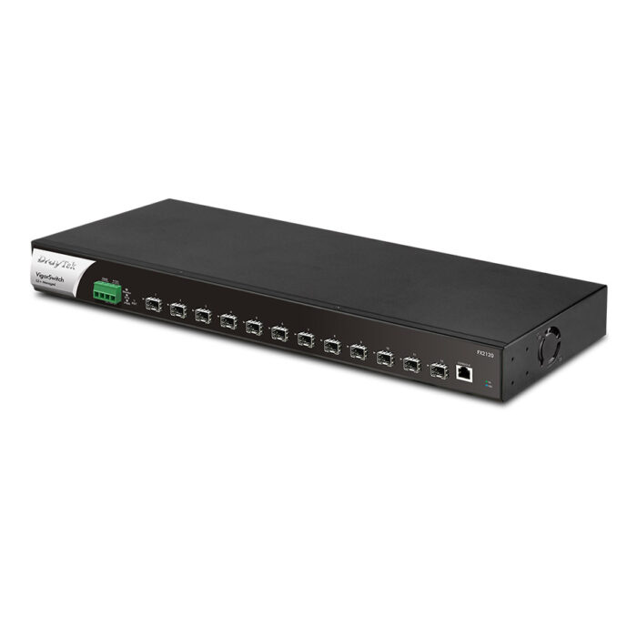 DRAYTEK VigorSwitch FX2120 12x10G SFP+ Port L2+ Yönetilebilir Switch