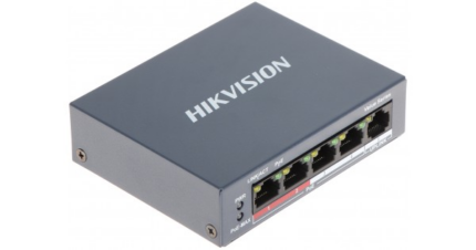 HIKVISION DS-3E0105P-E/M(B) 4FE PoE Port (35W)