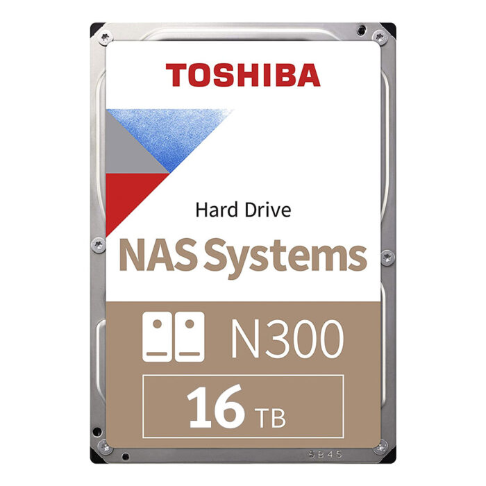 TOSHIBA N300 16 TB N300 7200RPM SATA3 512MB 7/24  1-8  Yuvalı Nas için