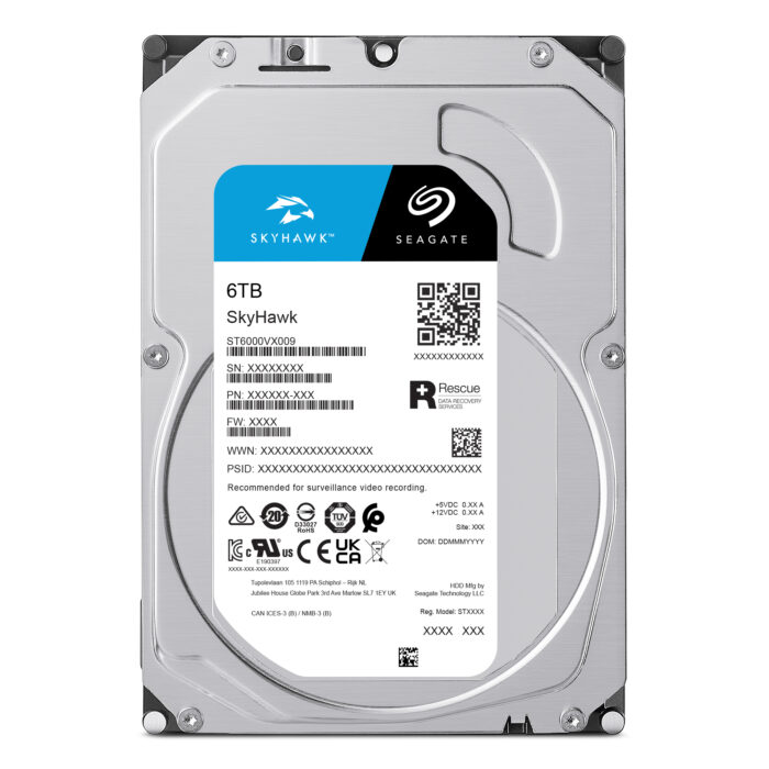 SEAGATE SKYHAWK 6 TB 256MB 5400RPM SATA3.0  7/24 DVR