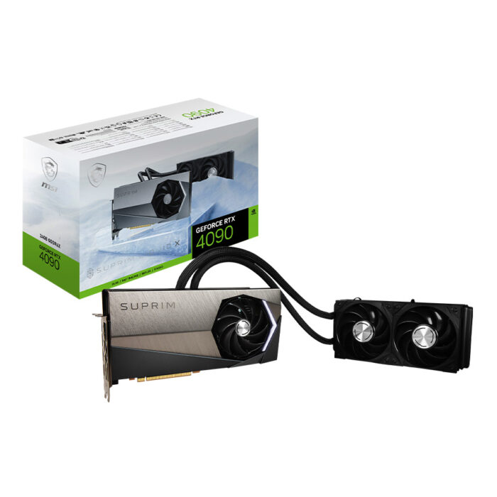 MSI VGA GEFORCE RTX 4090 SUPRIM LIQUID X 24G RTX4090 24GB GDDR6X 384B DX12 PCIE