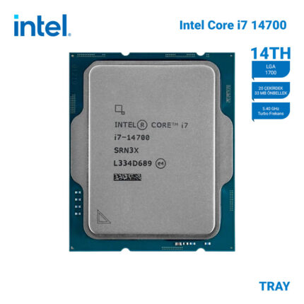 INTEL Raptor Lake Refresh i7-14700 Tray VGAlı