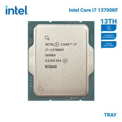 INTEL Raptor Lake i7-13700KF Tray VGA'sız Fansız 16 Core 3