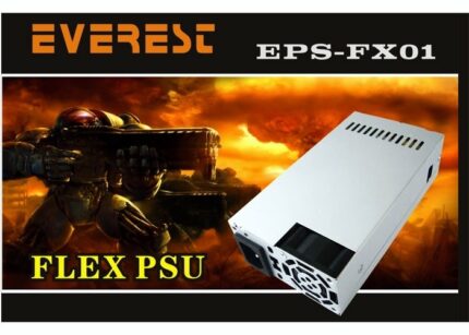 EVEREST EPS-FX01 SLIM 250W 4cm Fan 2 SATA 2 IDE Flex Power Supply