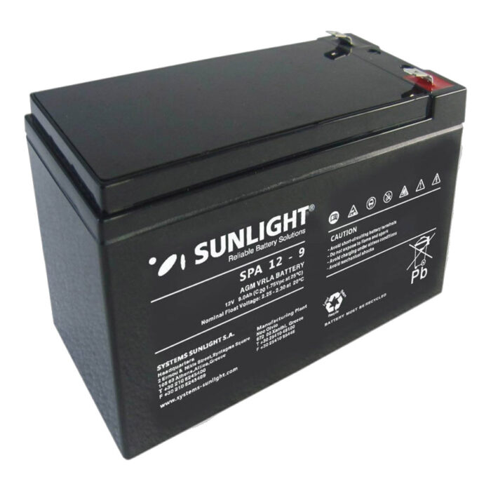 SUNLIGT SPL9-12 12V 9AH Kuru Tip TSE