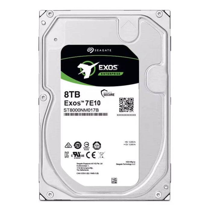 SEAGATE EXOS Enterprise 8 TB SATA 7200RPM 256MB 7/24 NVR