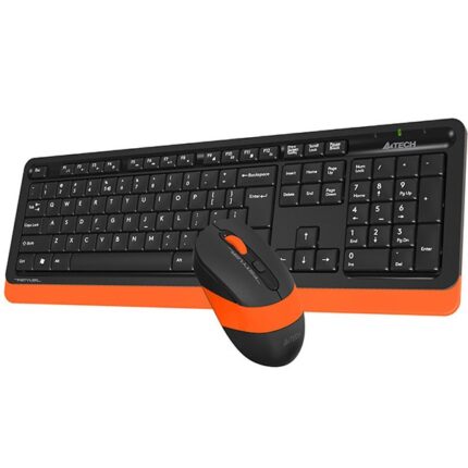 A4-Tech FG1010 Kablosuz Q Turuncu Klavye Mouse Set