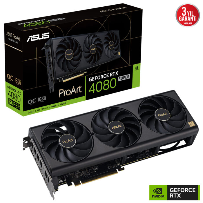 Asus 16GB PROART-RTX4080S-O16G GDDR6X 256Bit OC HDMI 3xDP DLSS3