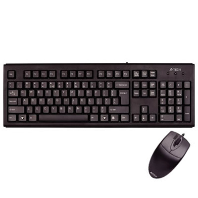 A4 Tech KM-72620D Q Siyah Klavye Mouse Set [USB]