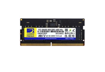 TwinMOS 8GB 4800MHz DDR5 CL40 SO-DIMM Ram (TMD58GB4800S40)