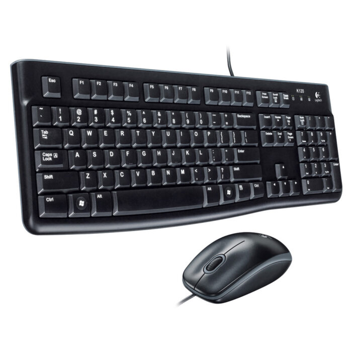 Logitech MK120 Q-TR USB Siyah Klavye Mouse Set [920-002560]