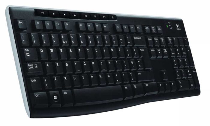 Logitech K270 Kablosuz Q TR Siyah Multimedya Klavye [920-003761]