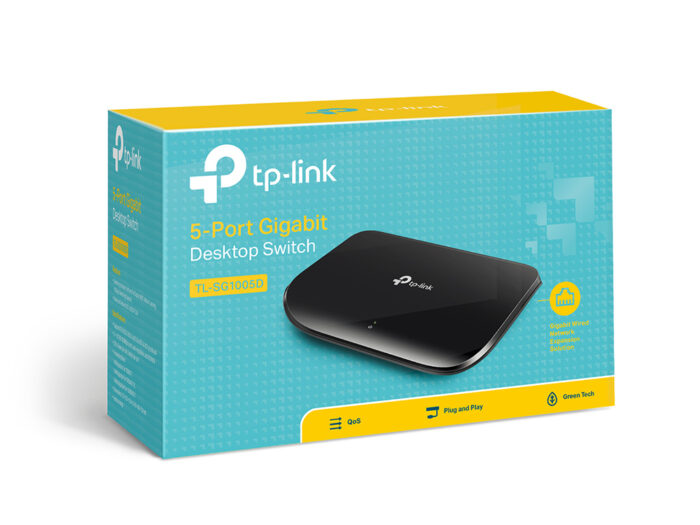 TP-Link TL-SG1005D 5-Port Gigabit Desktop Switch (Plastik Kasa)