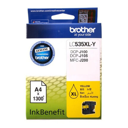 Brother Kartuş LC535XLY Sarı 1300 Sayfa (DCP-J100 DCP-J105 MFC-J200)