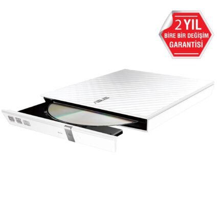 Asus SDRW-08D2S-U Usb 2.0 Beyaz Slim External Dvd-RW Kutulu