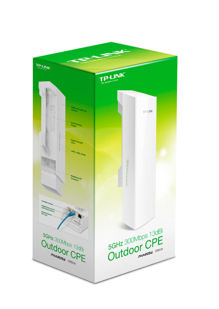 Tp-Link CPE510 300Mbps 1Port Kablosuz 13dBI Outdoor Access Point