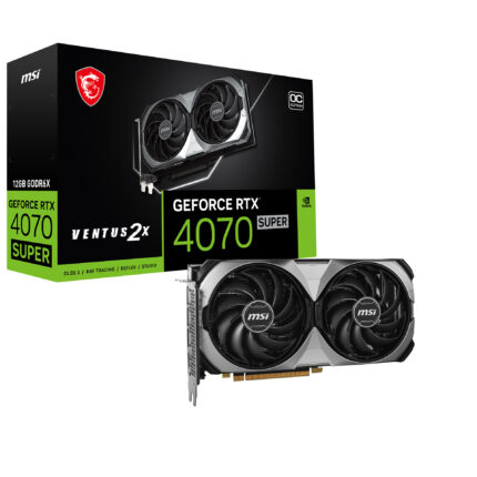 MSI 12GB GEFORCE RTX 4070 SUPER 12G VENTUS 2X OC GDDR6X 192Bit HDMI 3xDP DLSS3