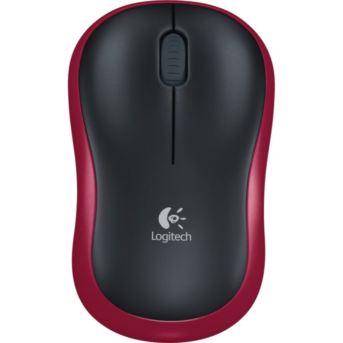 Logitech M185 Kablosuz Mouse Usb Siyah-Kırmızı (910-002237)