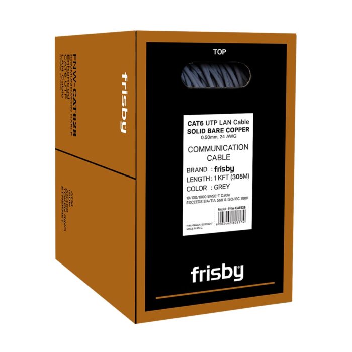 Frisby FNW-CAT628 24AWG Saf Bakır 305 CAT6 Kablo