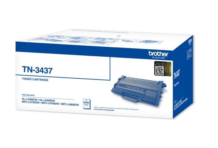 Brother TN-3437 Siyah Toner 8.000 Sayfa (HL-L5200DW HL-L6200DW