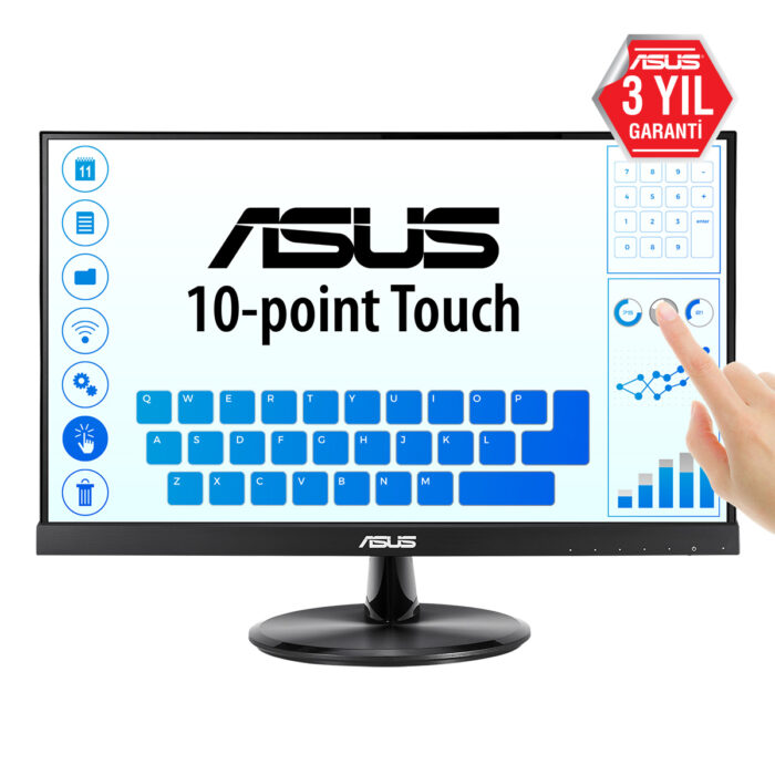 21.5" Asus VT229H 5ms IPS Touch MM D-Sub HDMI/USB Monitör