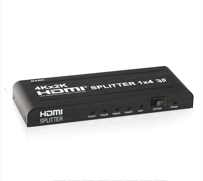 Dark DK-HD-SP4X1 4K UltraHD 1 Giriş 4 Çıkışlı HDMI Splitter (Sinyal Çoğaltıcı)