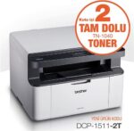 Brother DCP-1511-2T Tarayıcı Fotokopi 20ppm Mono Laser Yazıcı (2xTam Dolu Toner)