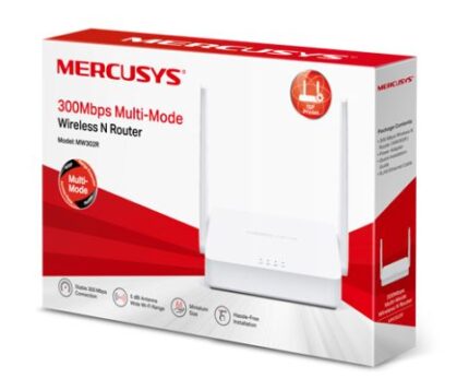 Tp-Link Mercusys MW302R 300Mbps Multi-Mode WiFi N Router