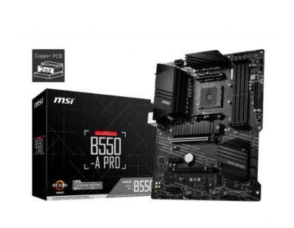 MSI B550-A PRO AM4 Ses+GLan DDR4 HDMI DP M2 USB3.2 ATX