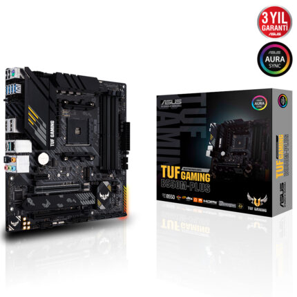 Asus TUF GAMING B550M-PLUS AMD B550 DDR4 USB3.2 DP/HDMI PCI 4.0 AM4 Anakart