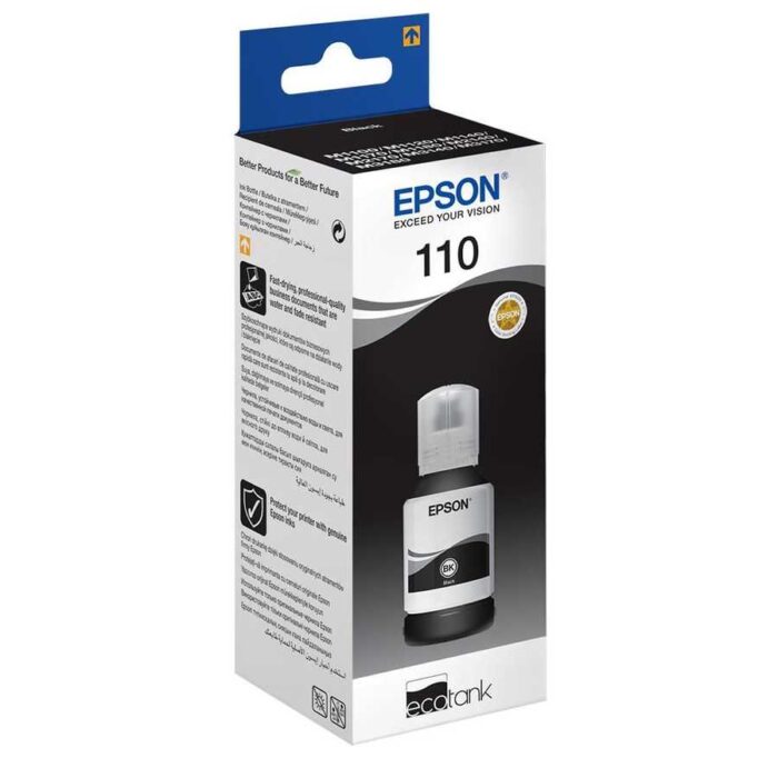 Epson 110 Siyah Mürekkep Kartuşu (C13T03P14A) M1120