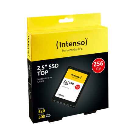 Intenso Top 256GB 2.5"  SATA 3 520-500MB/s (3812440)