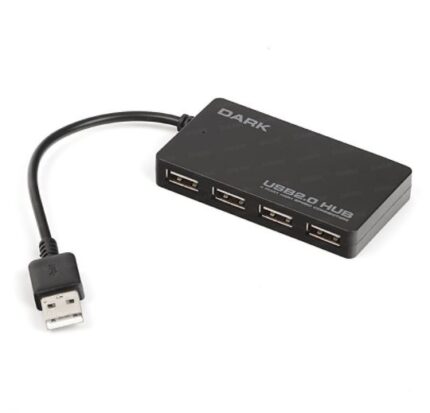 Dark 4 Port USB2.0 Hub (DK-AC-USB242)